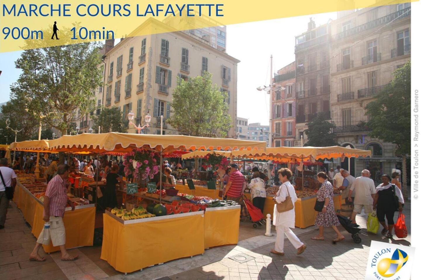 #3 Toulon Centre, Balcon, Lumineux, Stationnement Facile, Tout Confort Экстерьер фото
